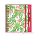 cuaderno temático de flamingo y juego de regalos de papelería de lápiz